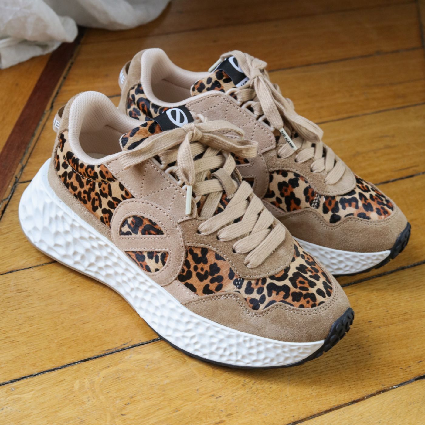 CARTER JOGGER W - SDE/PONY LEO - NOISETTE/LEOPARD